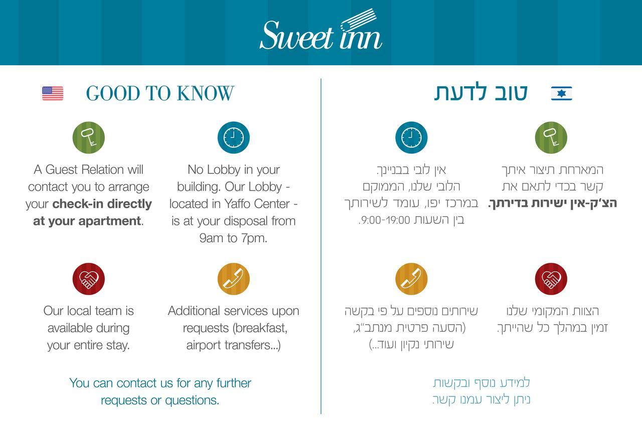 Sweet Inn - Florentine Tel Aviv Eksteriør billede